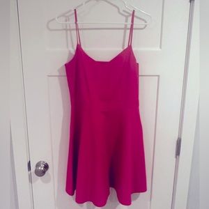 Joie Hot pink a line dress